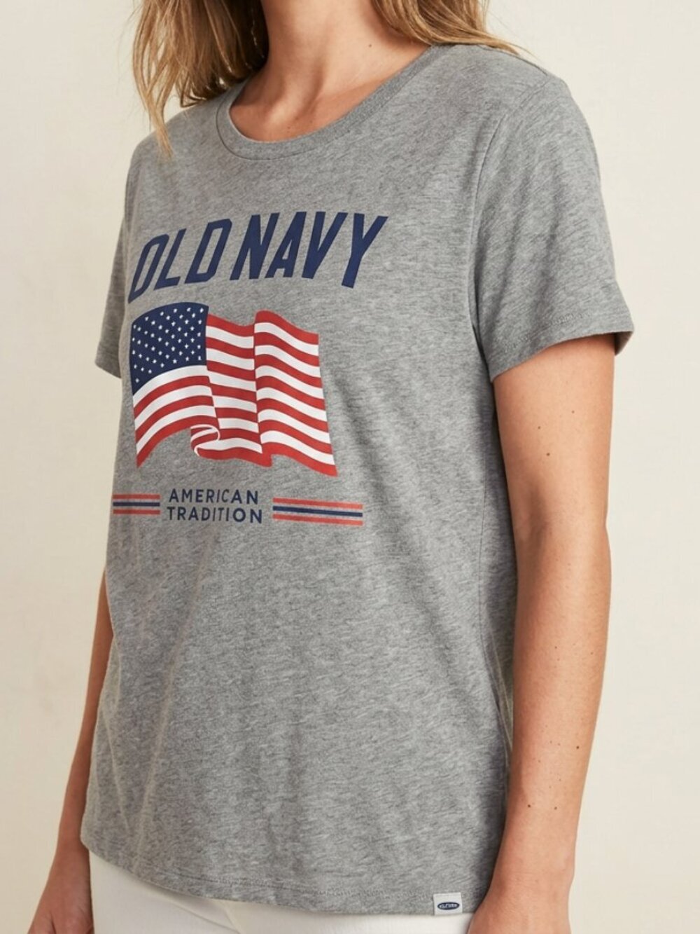 NWT Old Navy "American Tradition" Grey T-shirt